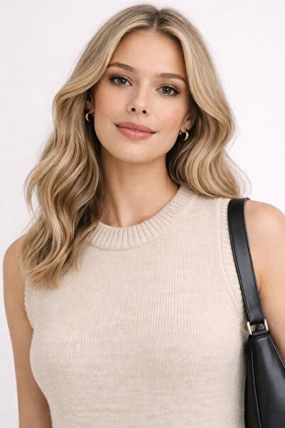 SBL COLLECTİON Γυναικείο πλεκτό φόρεμα με απαλή υφή