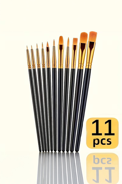 BenomTech مجموعة فرش الفنانين المحترفين 11 قطعة - أكريليك ، فرش للرسم الزيتي ...