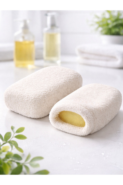 BEYLİNİ إسفنجة استحمام هافولولو متعددة الاستخدامات للحمام والمطبخ وتنظيف الأط...