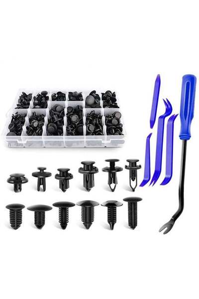 Arabest 238Pcs Trim Removal Tool, Auto Push Pin Bumper Retainer Clip Set Fast...