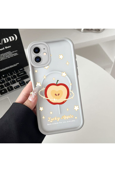 Hontinga iPhone 11 Compatible Transparent Magsafe Wireless Corner Silicone Ph...