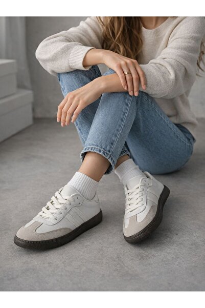 MİSSWEMODASHOES Unisex Sneaker Lace-Up Flat Sole Sports Shoes