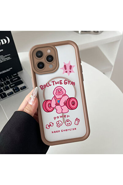 Hontinga حافظة هاتف من السيليكون الشفاف متوافقة مع هاتف iPhone 16 Pro من Mags...