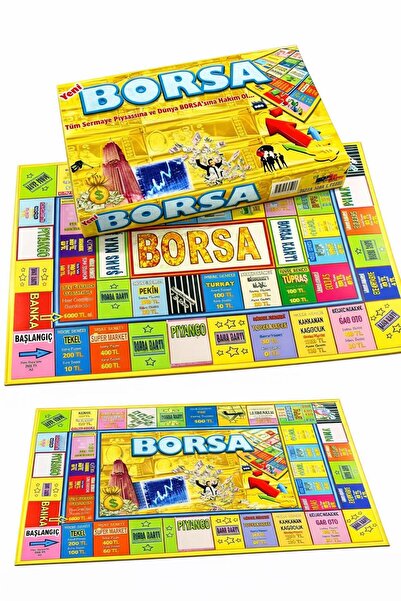 FeyzaDesign Borsa Zeka ve Strateji Oyunu - Aile ve Arkadaşlar İçin Masa Oyunu