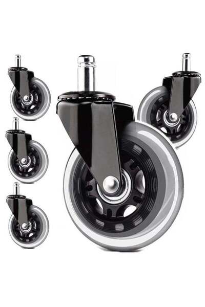 Arabest Computer Game Desk Chairs Caster ,suitable for Hardwood Floors and Ca...