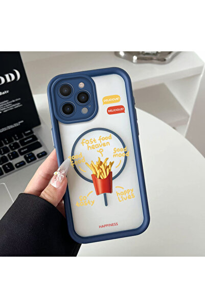 Hontinga iPhone 14 Pro Compatible Transparent Magsafe Wireless Corner Silicon...