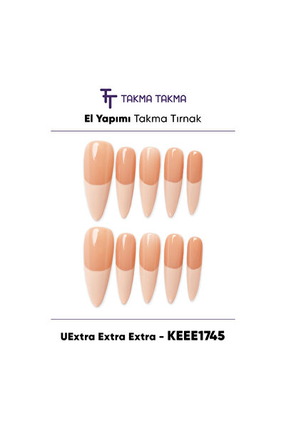 Takma Takma 10'lu Ten Extra KEEE1745 Tekrar Kullanılabilir El Yapımı Protez T...