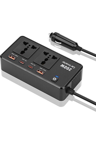 Genel Markalar Araç Oto Çakmak Inverter Araç Içi Sarj Istasyonu Çoklu Sarj 2 ...