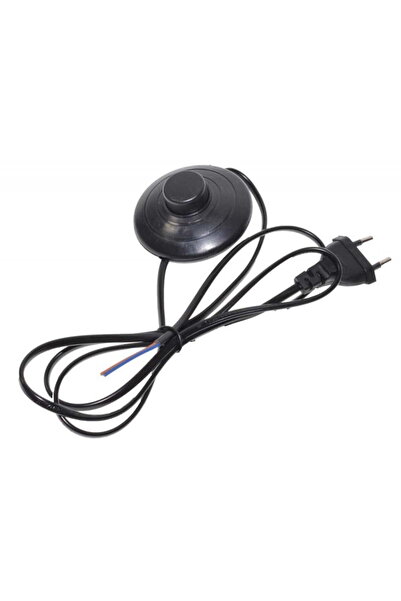 SimpluAcasa Foot Switch with 1.5m Black Cable – On/Off Switch for Lamp or App...