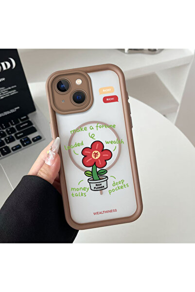 Hontinga حافظة هاتف من السيليكون الشفاف المتوافق مع هاتف iPhone 14 من Magsafe...