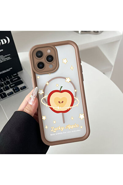 Hontinga iPhone 16 Pro Compatible Transparent Magsafe Wireless Corner Silicon...