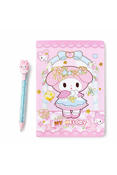 LEONEV My Melody Çizgili Günlük Defteri ve Mu Melody Tükenmez Kalem