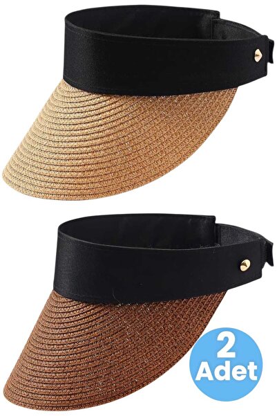 Mood Agenda Pălărie de plajă reglabilă pentru femei, vara protecție solară Se...