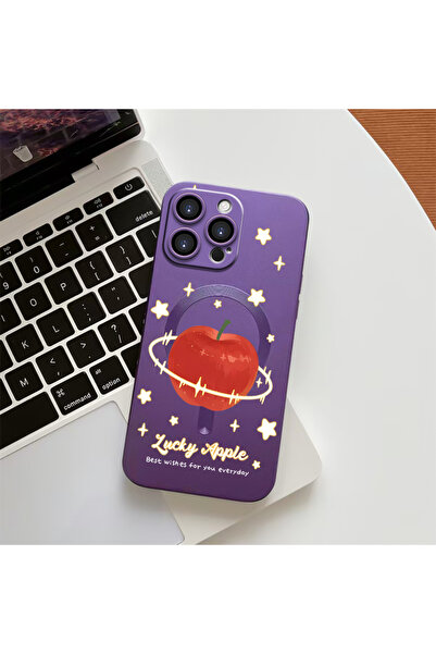 Hontinga حافظة هاتف آيفون 14 برو ماكس متوافقة مع ماجسيف لاسلكي شفاف من السيلي...