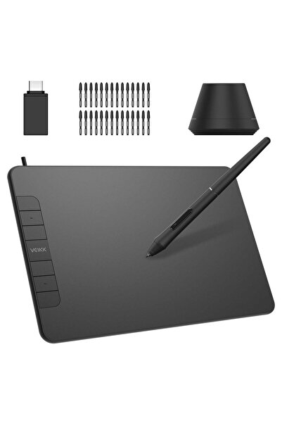 Veikk VK640 6x4" 6 Kısayol Tuşlu Grafik Tablet+Kalem