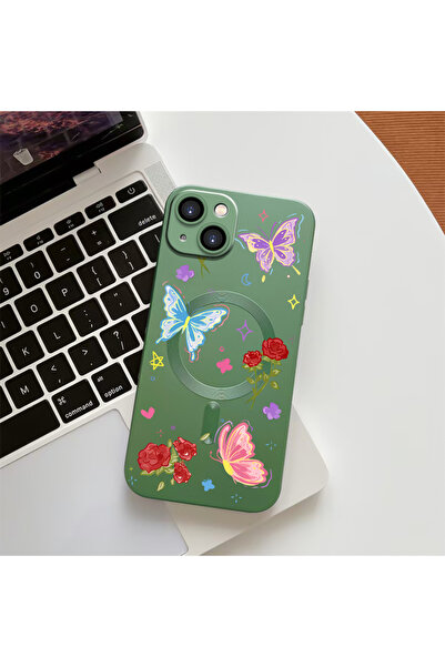 Hontinga حافظة هاتف من السيليكون الناعم الشفاف المتوافق مع هاتف iPhone 14 Plu...