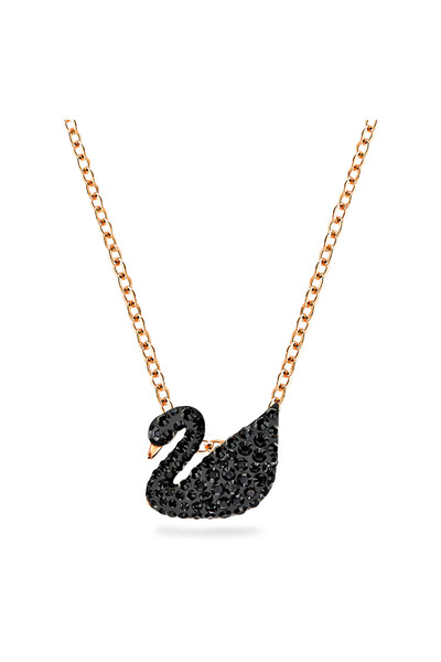 Swaroski Swan pendant Black-5204134