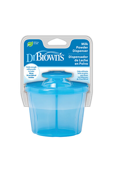 dr browns موزع مسحوق الحليب من دكتور براونز - أزرق، يتسع لكمية كافية من المسح...