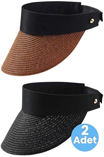 Uniquetrenders Pălărie de plajă reglabilă pentru femei, vara protecție solară...