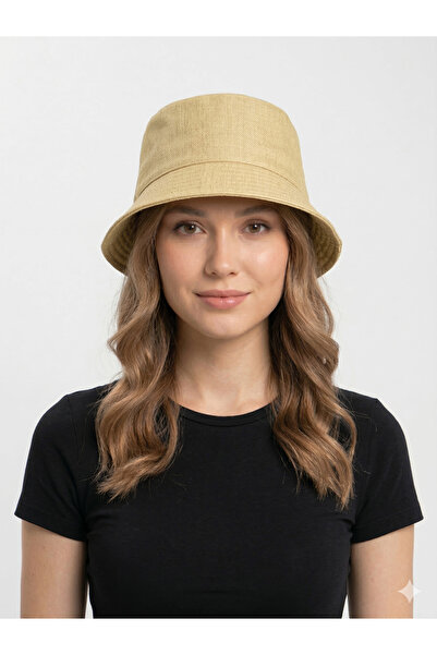 GONCA ŞAPKA ΚΑΛΟΚΑΙΡΙΝΟ ΚΑΠΕΛΟ ΤΥΠΟΥ BUCKET ΑΠΟ ΒΑΜΒΑΚΙ ΚΑΙ ΥΦΑΣΜΑ ΓΑΜΠΑΡΝΤΙΝ