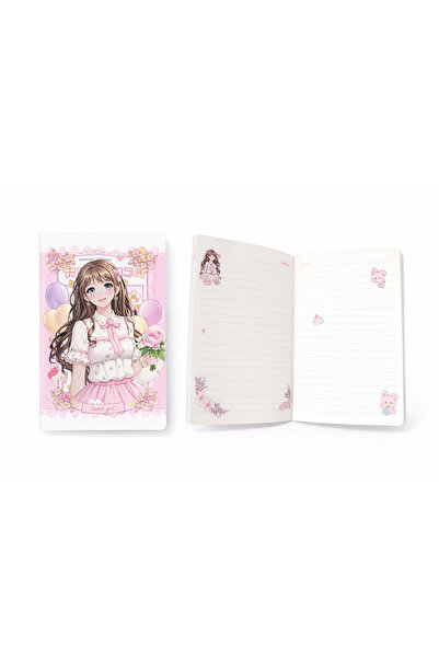 LEONEV Cute Patterns Stitched A5 Notebook