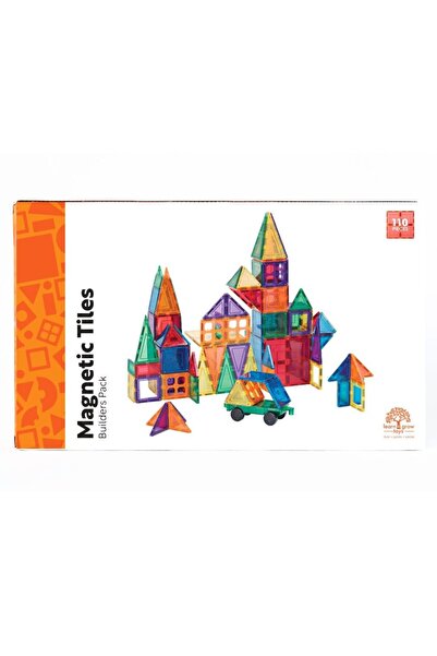 Learn & Grow Set construcție cu plăci magnetice, Builders Pack, Learn & Grow,...