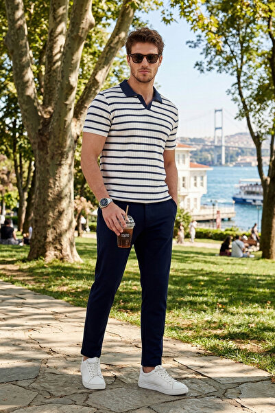 Buratti قصة ضيقة بنطلون رجالي ذو خصر عادي وأرجل مدببة 6843654