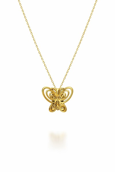 Jerie Gold Füsun Butterfly Necklace