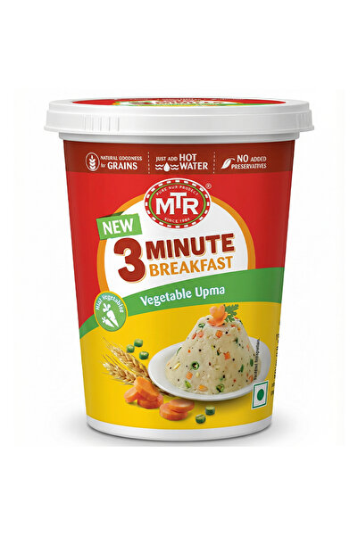 MTR 3MIN VEGETABLE UPMA 80GM