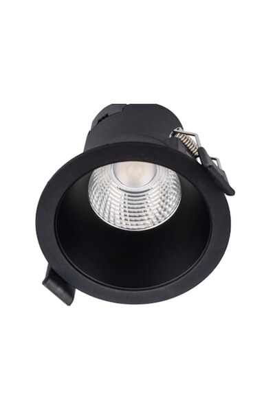 OEM Recessed LED Spot, 6 W, 710 lm, Neutral Light, 4000k, Matte Black