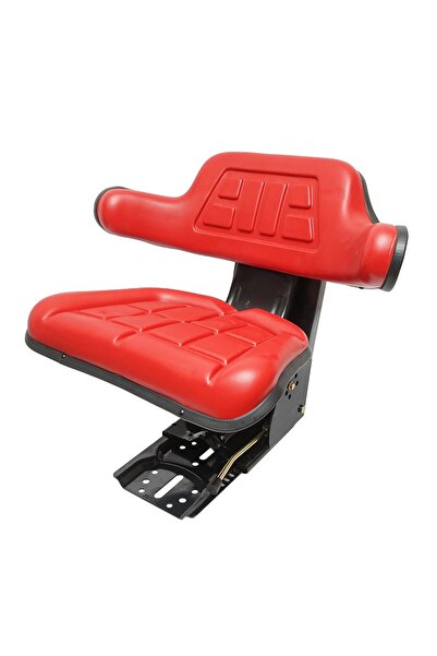 UTB Red tractor seat with triple adjustment and shock absorber, U-445 and U-650