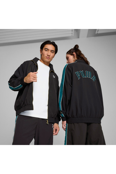 Puma T7 Play.Paris. Track Unisex Siyah Eşofman Üstü