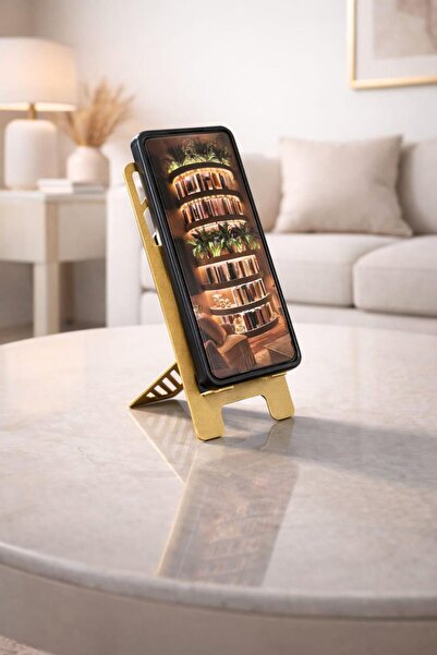 LAZORİAE Premium Metal Telefon Standı – Masaüstü Kaymaz Tabanlı Şık Telefon T...