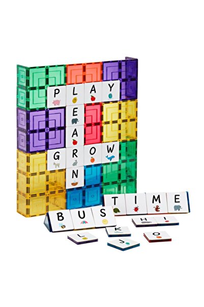 Learn & Grow Magnetic Set, Piece Toppers Alphabet Upper Case Pack, Learn & Gr...