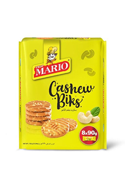 mario بسكويت الكاجو للدراجات 8 × 90 غرام