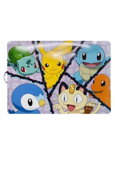 Pokemon Suport de masă Pokémon pentru servire, 43x28 ​​cm. Fabricat din PVC, ...