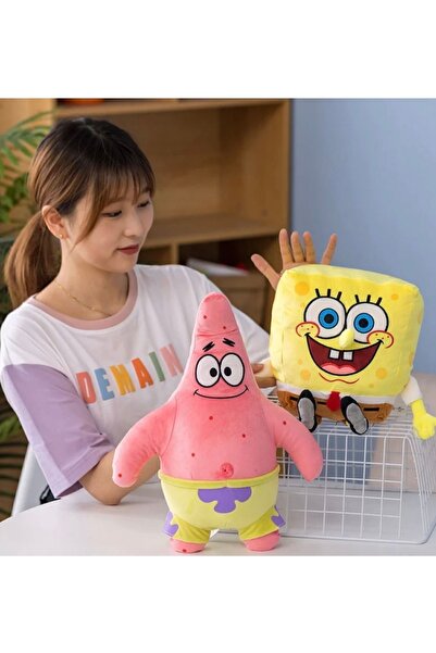 Empressco bob kare pantolon ve patrick ikili set peluş sünger bob Life Sell 7...