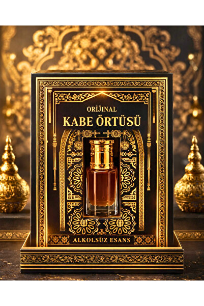 SUFİ TESBİH & ESANS VE HEDİYELİK Orijinal Kabe Örtüsü Alkolsüz Premium Esans ...