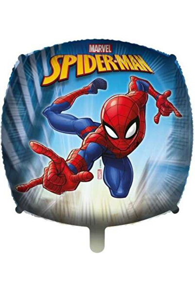 SPIDERMAN Foil balloon, square, 46 cm Red
