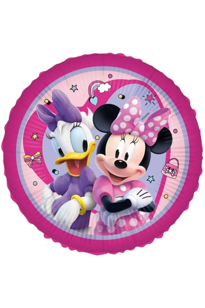 Minnie Mouse Balon folie rotund roz Minnie Junior 46 cm
