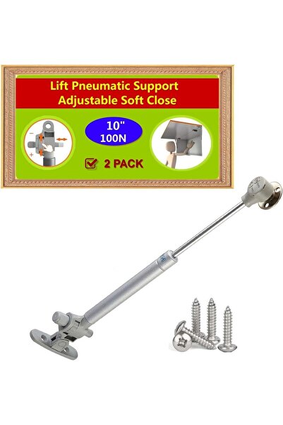 I Best FZE 2 Pack 100N/22.5LB Gas Struts for Cabinets-Lift Pneumatic Support ...