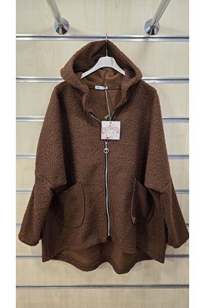 Park Moda سترة إيطالية قصيرة بوكليه M موسمي مع غطاء للرأس