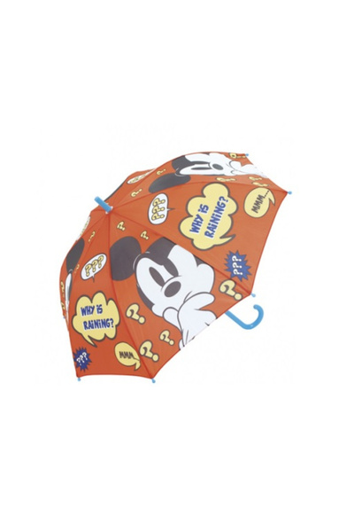 Disney Mickey Mouse Mickey Mouse Kids' Umbrella 70 cm 3 Years Red