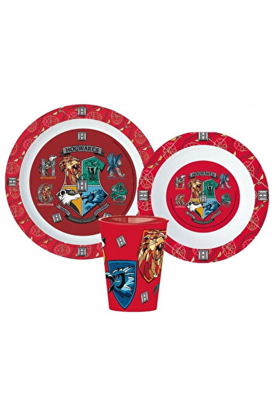 Harry Potter Σετ πλαστικό σερβίτσιο πρωινού 3 τεμαχίων Πασχαλίτσα, μπολ, πιάτ...