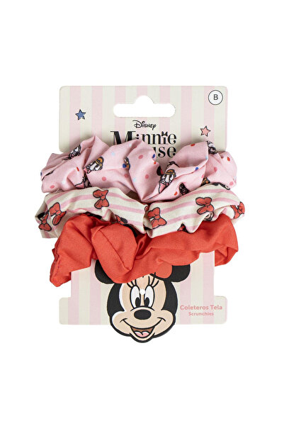 Minnie Mouse Set of 3 Pink Hair Elastic Bands