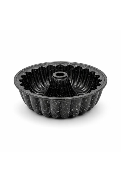 GRANİTLE İLERİ DÖNÜŞÜM 25 CM KLASİK KEK KALIBI SİYAH GRANİT YANMAZ YAPIŞMAZ K...