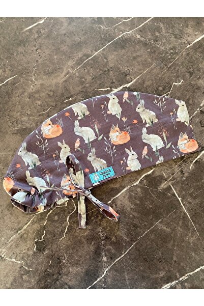 Tosbics Store Minik Tavşan Cerrahi Bone (İthal Kumaş)