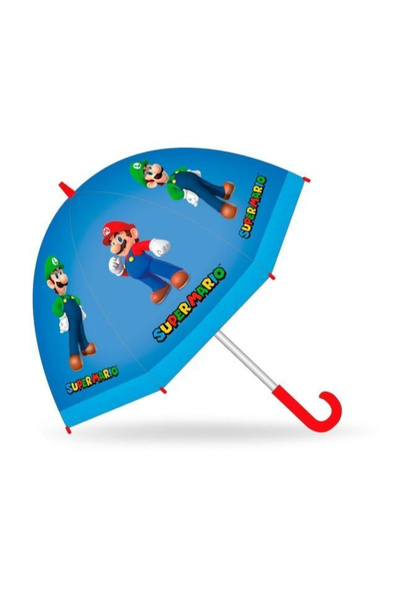 Super mario Manual Umbrella, 46 cm Blue