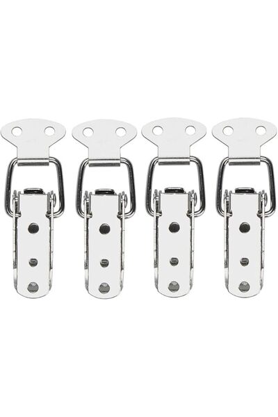 Imagine 4 قطع من مشابك قفل تبديل زنبركية من الفولاذ المقاوم للصدأ للصندوق الخ...