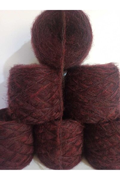 İPEK YÜN İPLİK DÜNYASI Angora Örgü İpi 3 Kat (Bordo Tonları) 100gr
